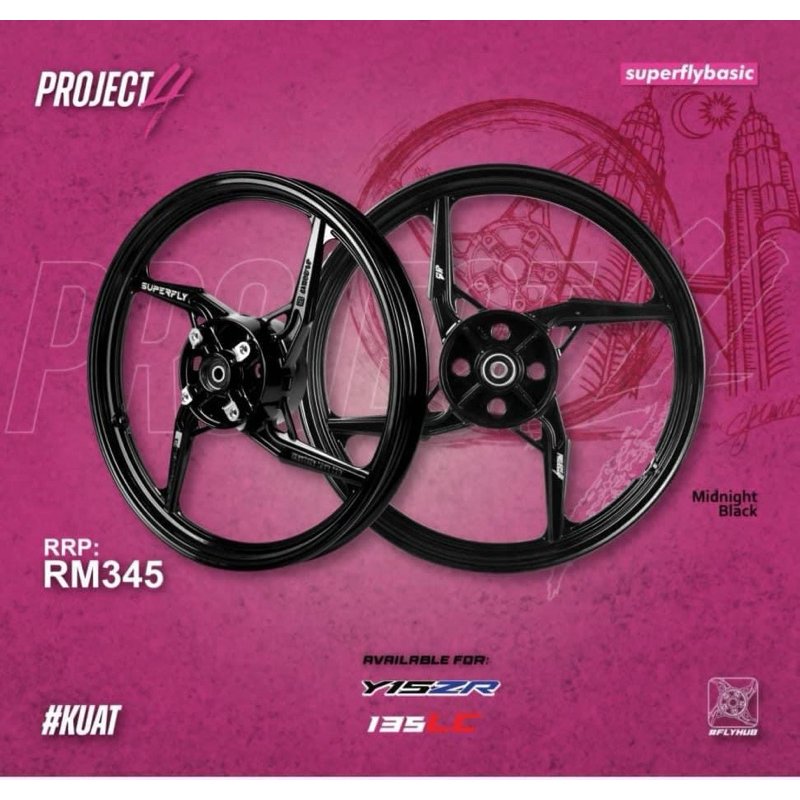 SPORT RIM SUPERFLY V2 Y15ZR/Y16ZR/LCV8/Y125ZR | Shopee Malaysia