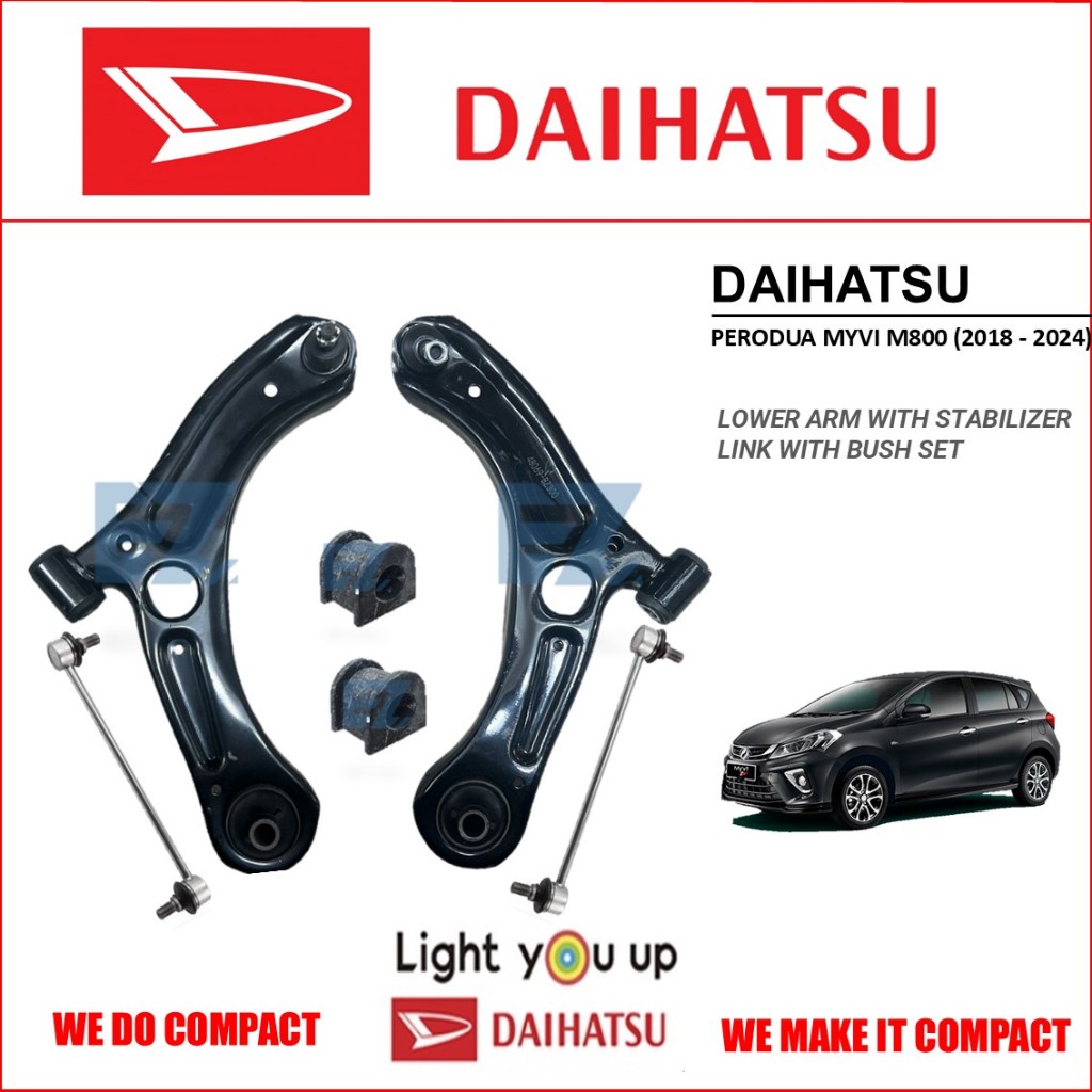 IN 1] FRONT LOWER ARM WITH STABILIZER LINK BUSH SET FOR