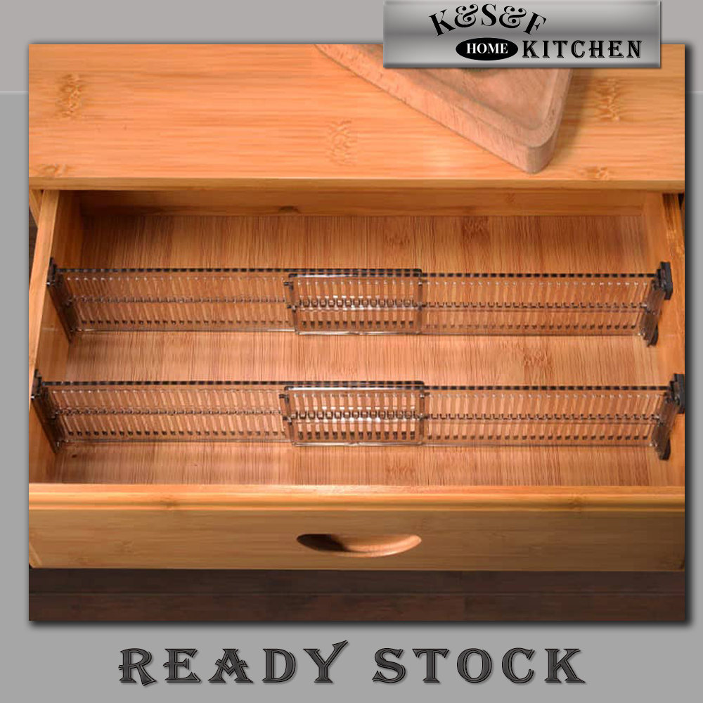 (2pcs/Set) Adjustable Clapboard Drawer Divider Organizer DIY Room ...