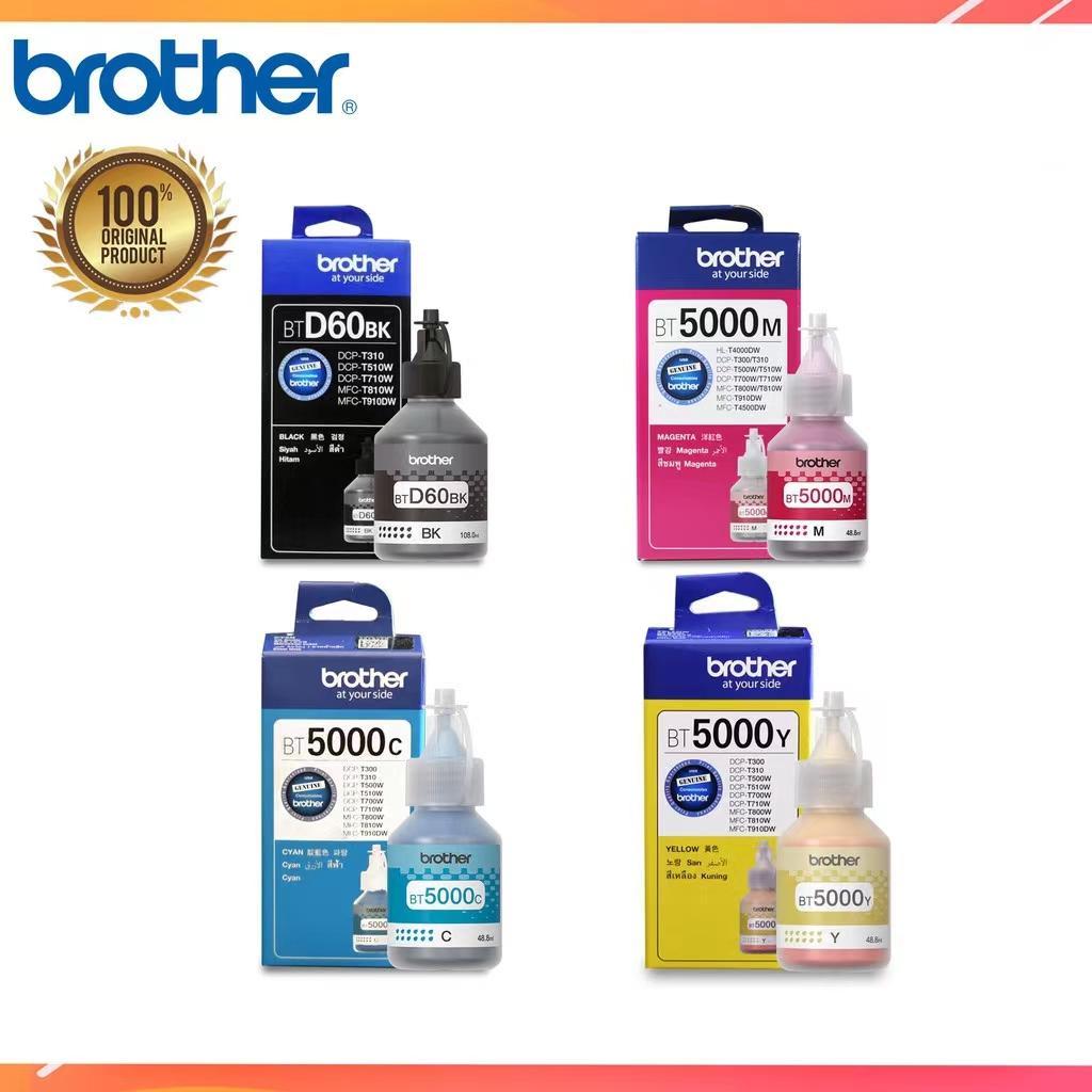 Brother Original BTD60BK + BT5000 Ink Set BTD60 T310 T510W T710W T810W ...