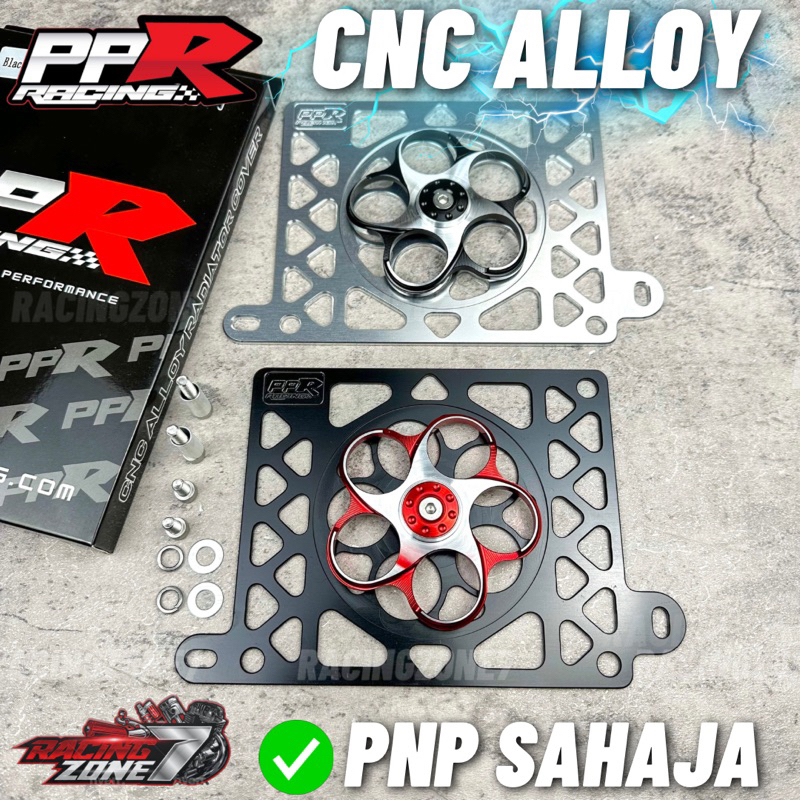 PPR RACING RADIATOR COVER SPINNER/ NVX155 V1 V2/ NMAX RADIATOR SPINNER ...