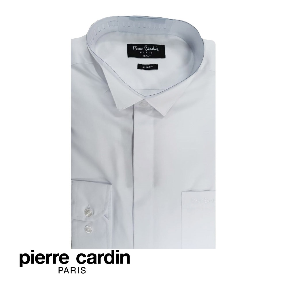 Pierre Cardin Men Long Sleeve Wedding Butterfly Collar Shirt With Pocket (Slim  Fit) - White (W4603B-11634) | Shopee Malaysia