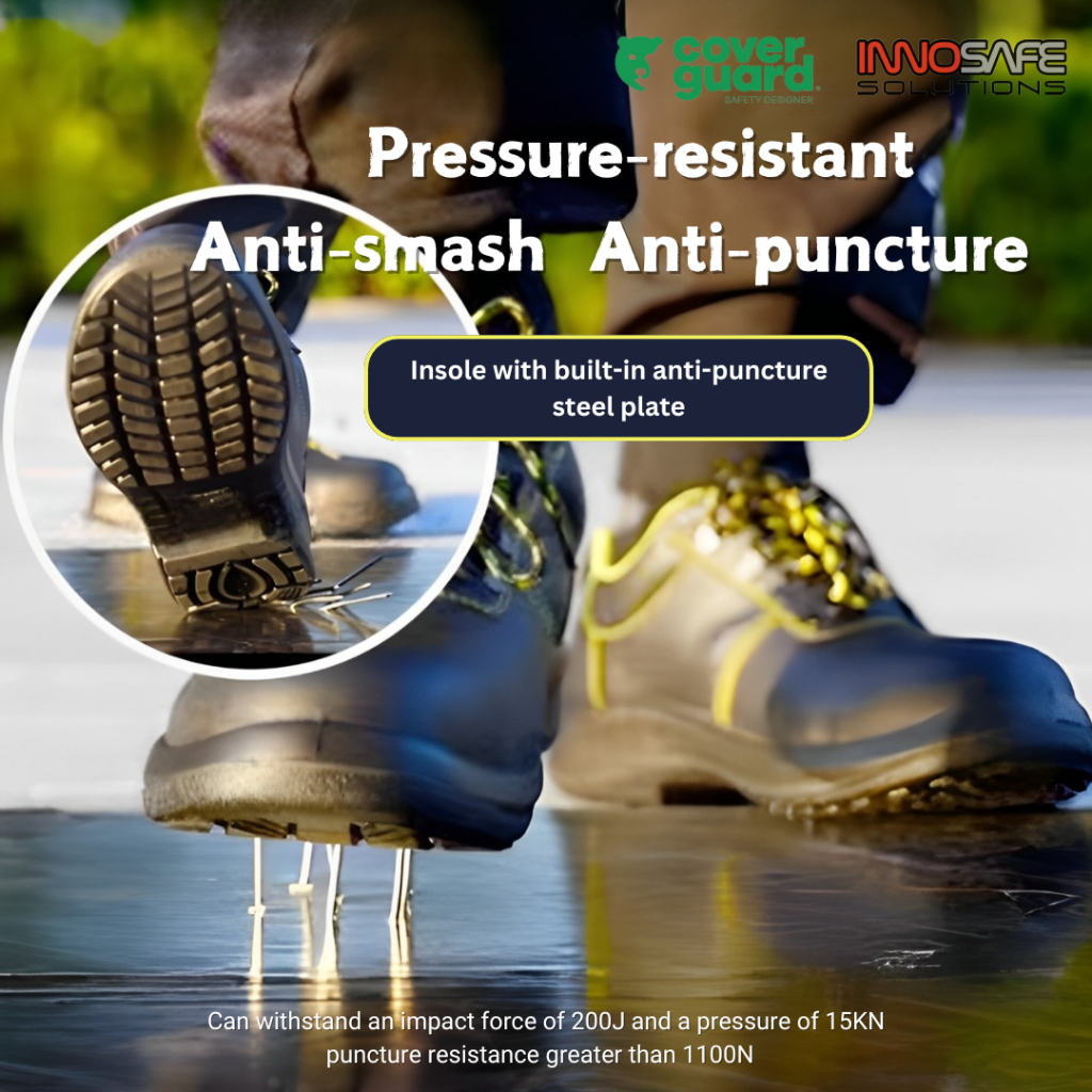 Wear-resistant and non-slip multifunctional SAFETY SHOES Steel Toe Cap ...