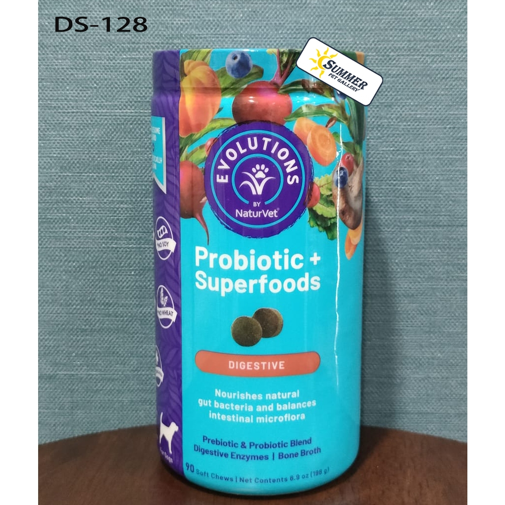 Probiotic Dog Food For Colon Issues Reference: Naturvet Evolutions Probiotic Superfoods For Dog 90 Soft Chews