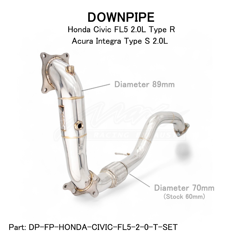 Honda Civic FL5 Type R Exhaust Upgrade – Max Racing Downpipe ...