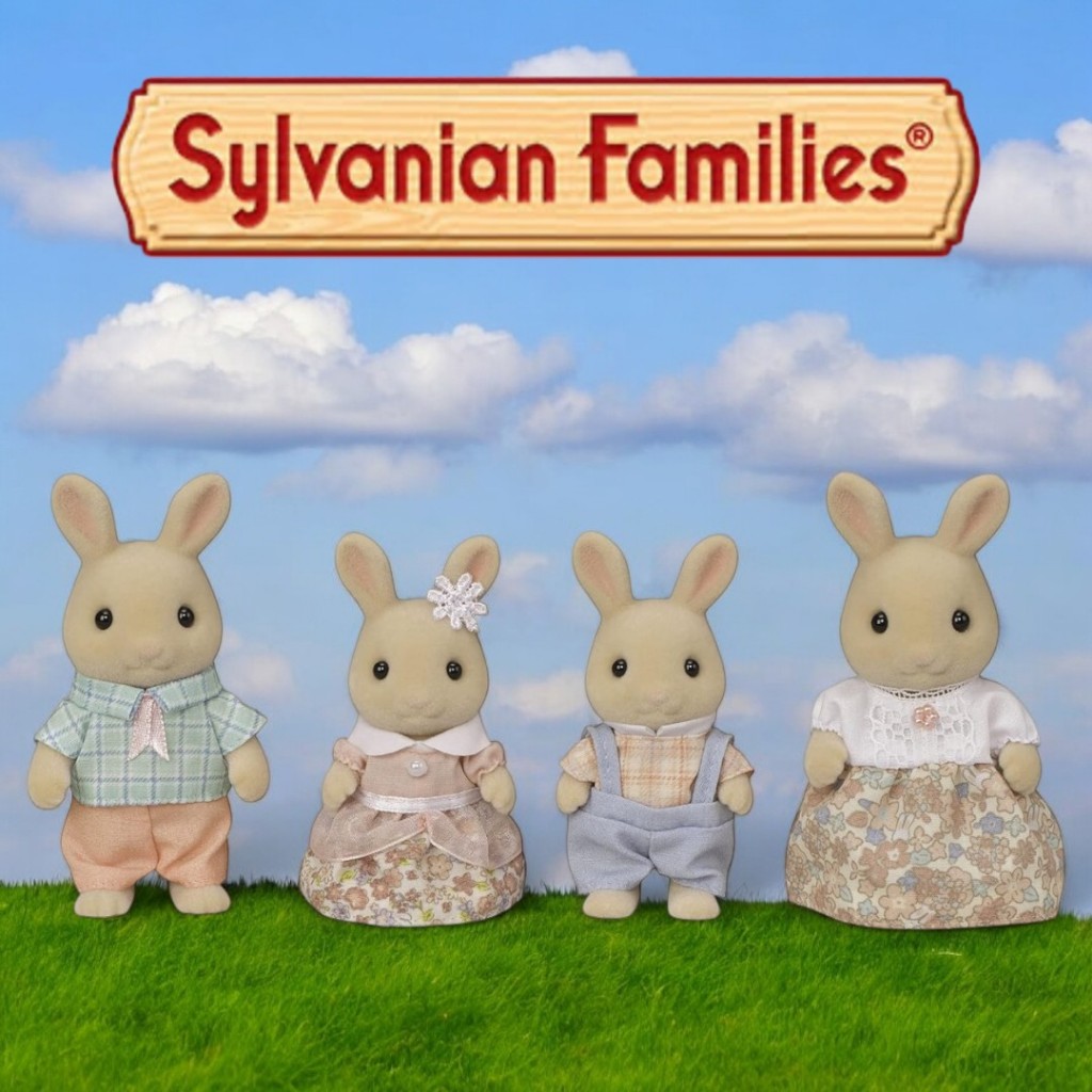 Sylvanian Families Milk Rabbit Family | Shopee Malaysia