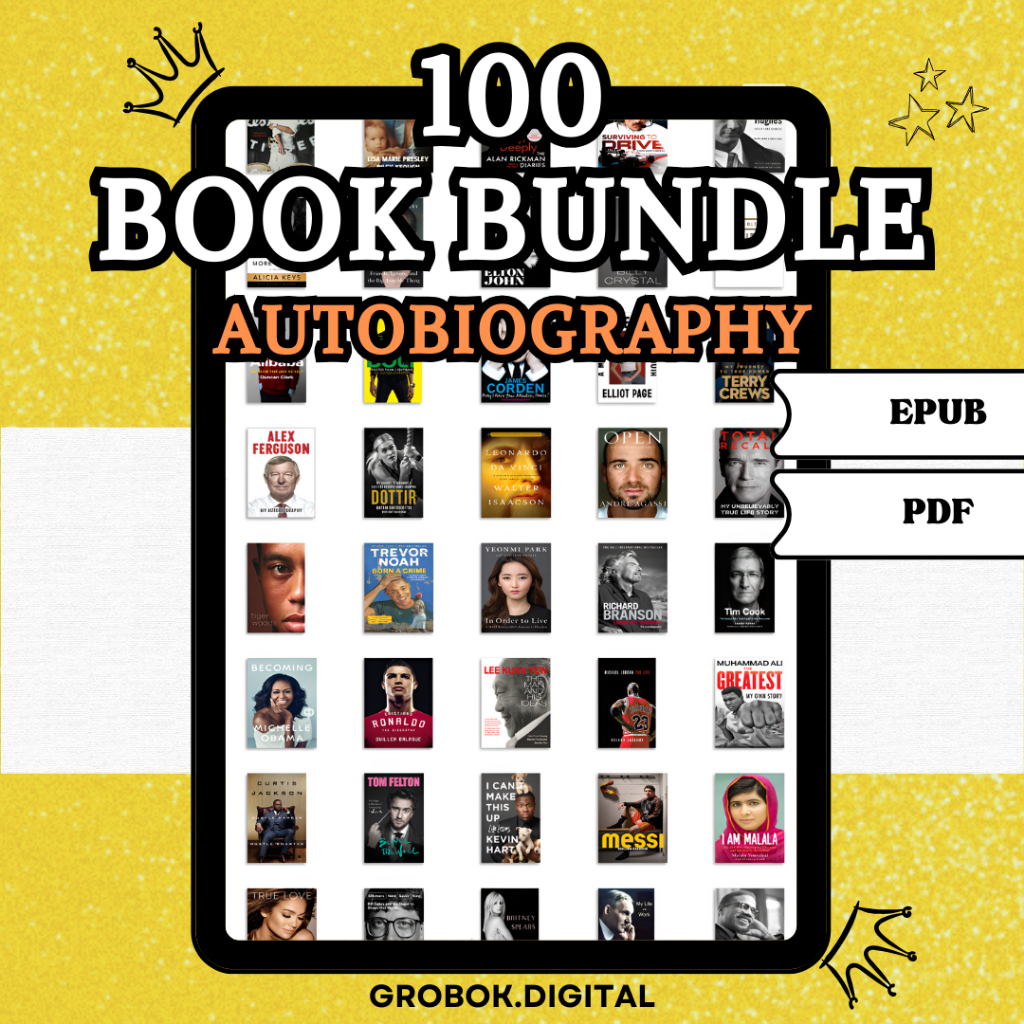 100 BOOKS : AUTOBIOGRAPHY EDITION [BUNDLE] | MEMOIR | LIFE STORY ...