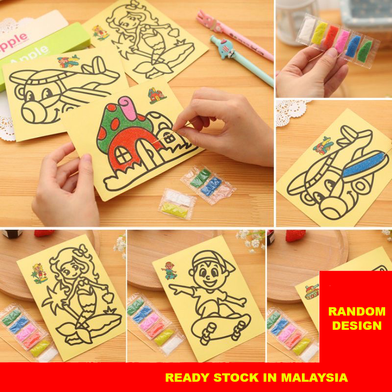 Sand Card Colourful Art Paper | Shopee Malaysia