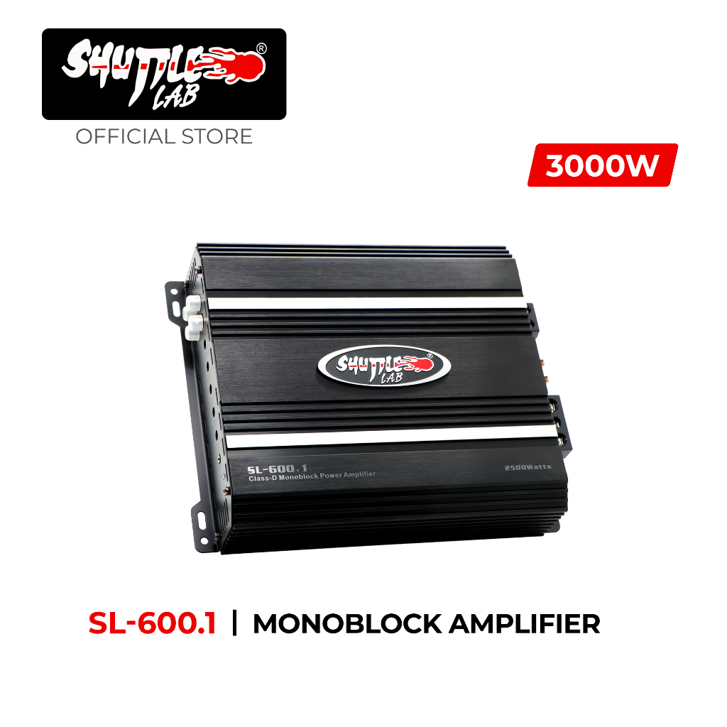 SHUTTLE LAB SL-600.1 MONOBLOCK Power Amplifier MOSFET 3000W | Shopee ...