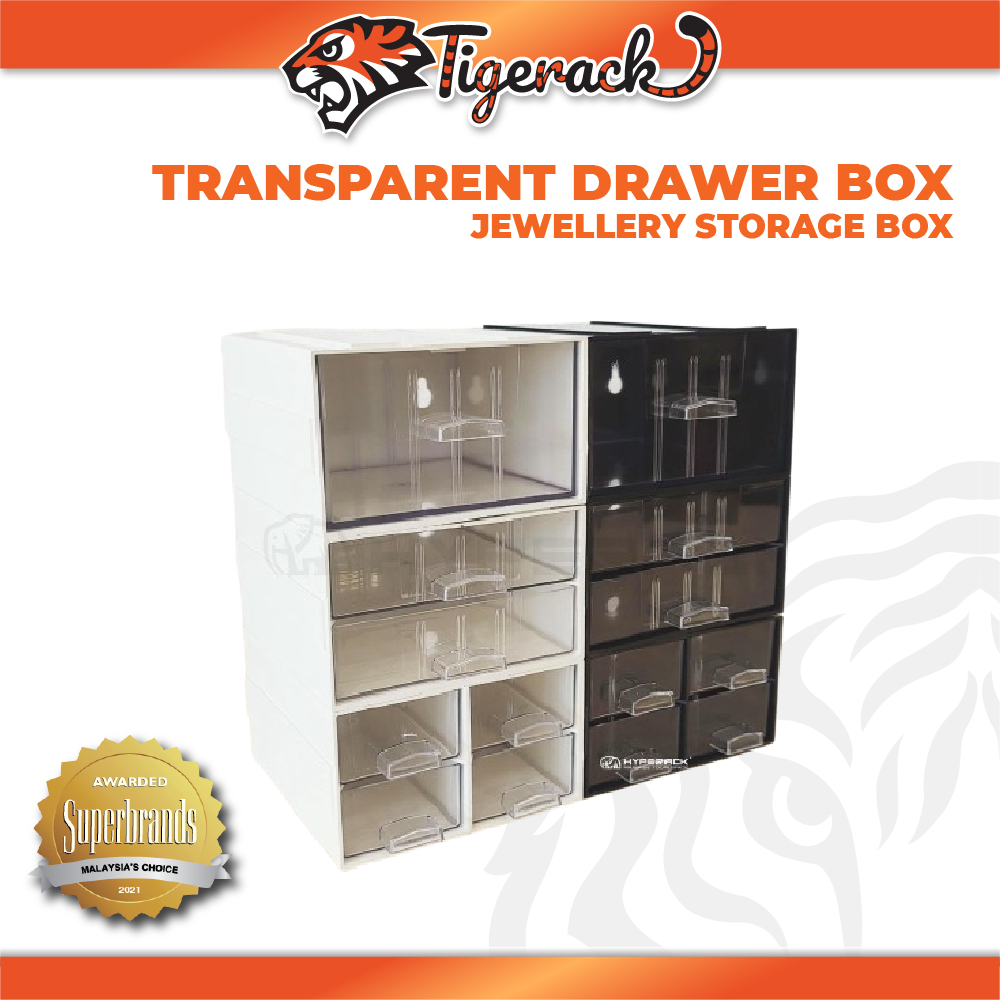 TIGERACK [Ready Stock] Stackable and Combinable Storage Drawer Super ...