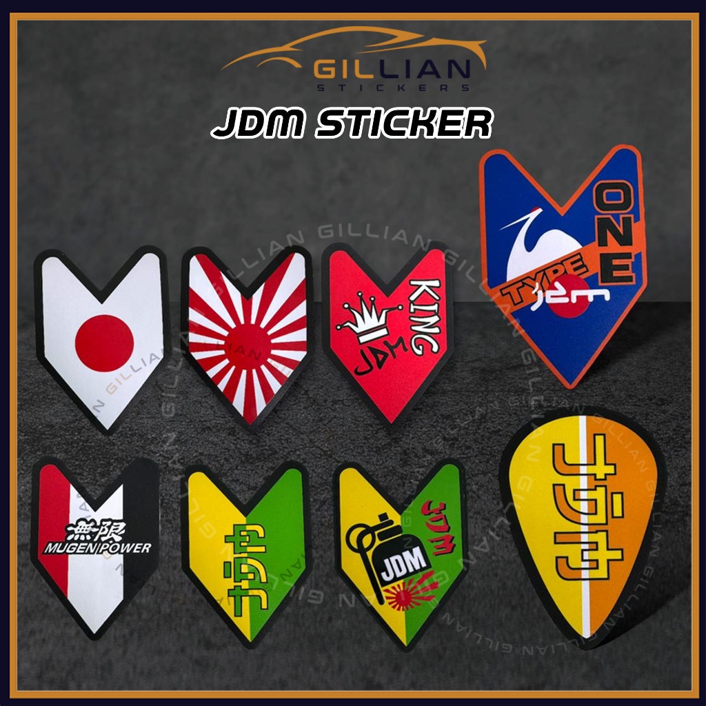 Sticker JDM Design Car Body Car Window Decal Sticker Japan Design ...