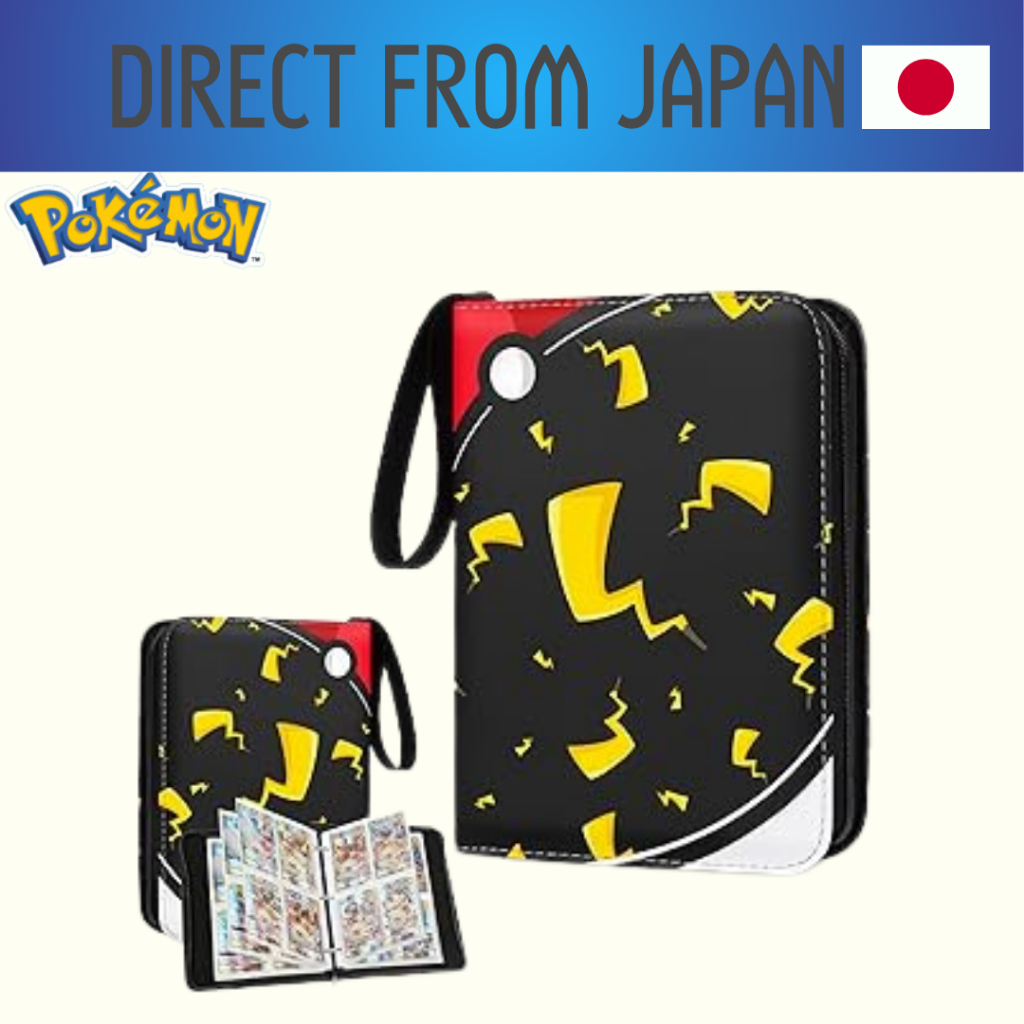 Card File Card Binder Kemon Card File Compatible Card Binder 4 Pocket ...