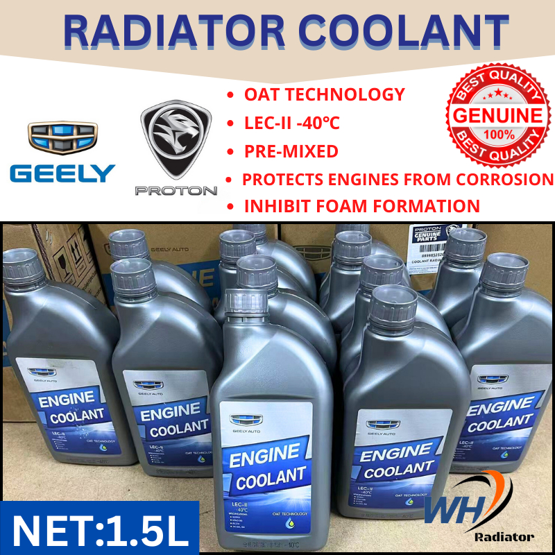 100% GENUINE ORIGINAL GEELY PROTON NEW OAT TECHNOLOGY RADIATOR COOLANT ...