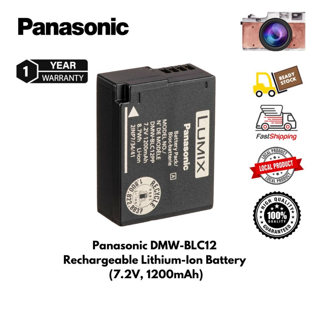 Batteria Sostitutiva Per Panasonic Lumix DMC-LC40, 7.2V 1700mAh Li-Ion, Compatibile E Affidabile