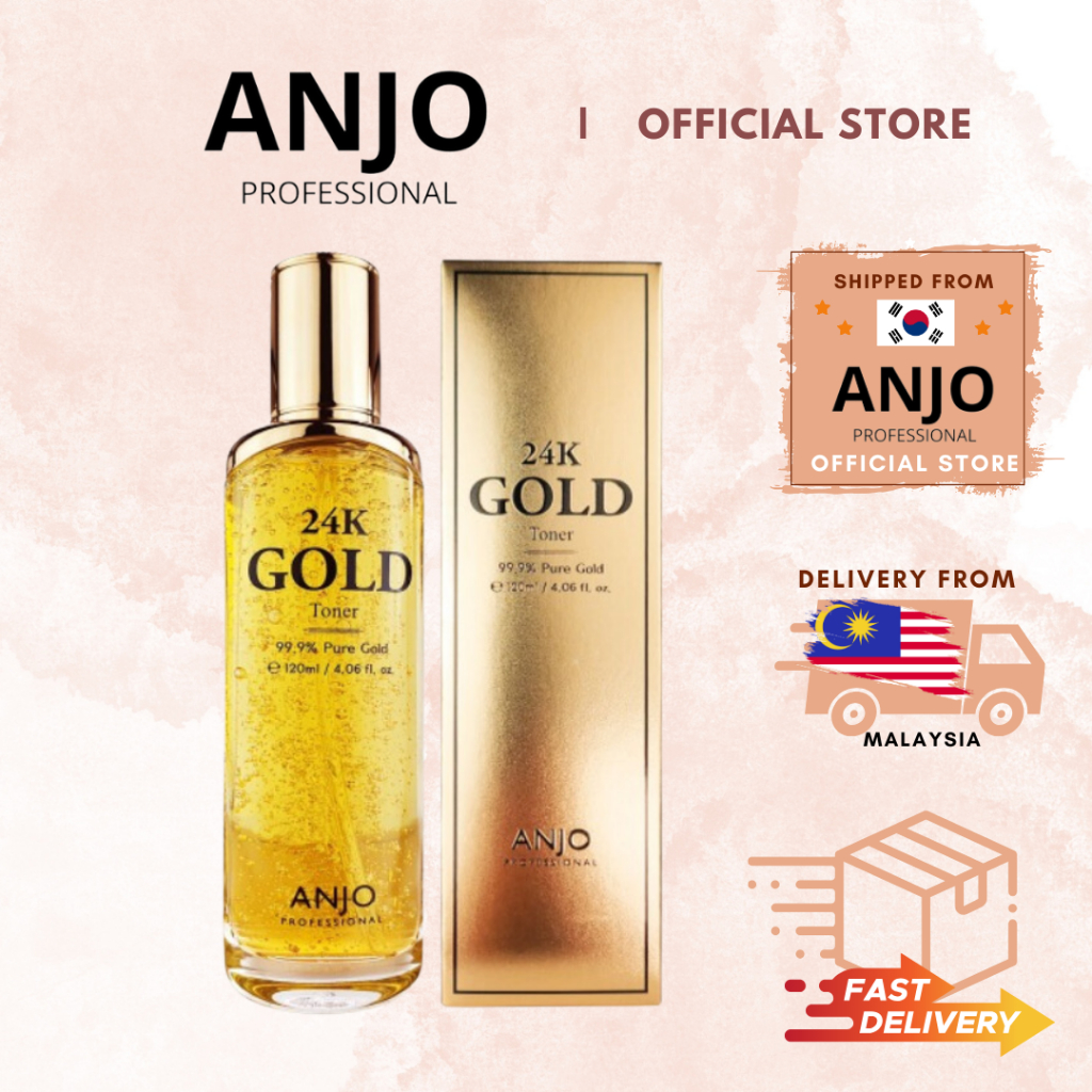 ANJO Professional 24K Gold Toner (120ml) | Shopee Malaysia