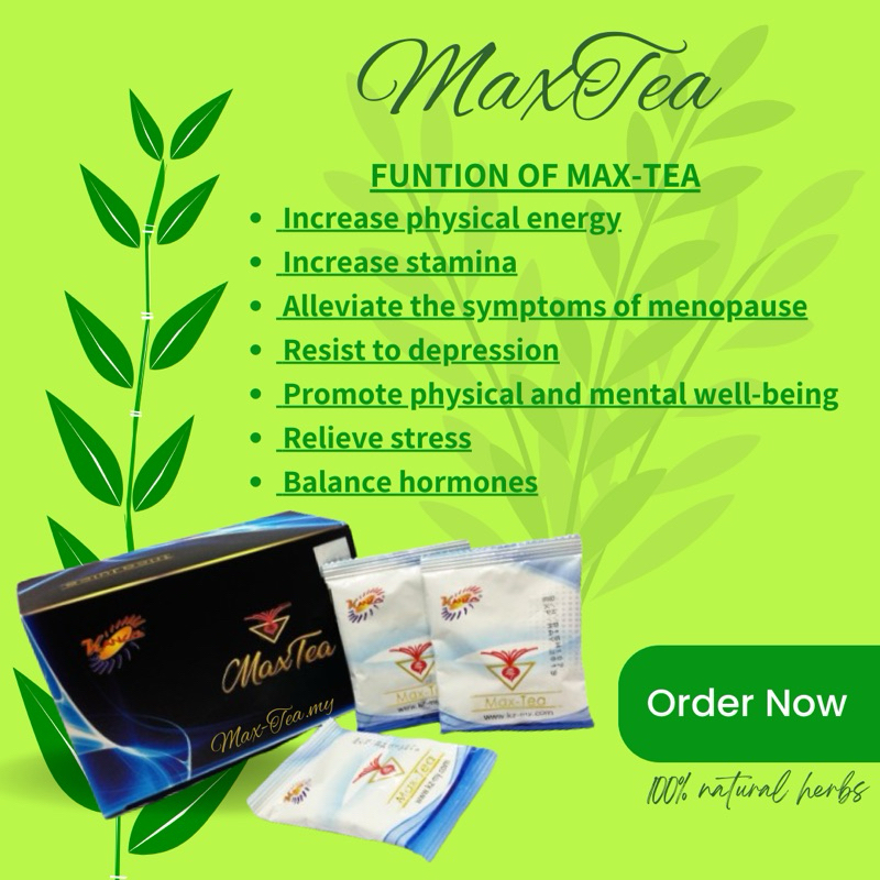 MaxTea | TricaJuice | 100% Original | Shopee Malaysia