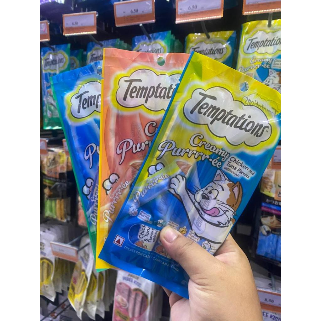 TEMPTATIONS CREAMY PUREE 1 PKT ADA 4 PSC | Shopee Malaysia