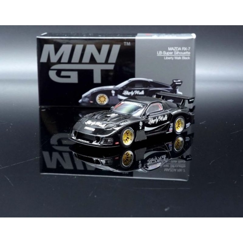 Mini GT 1:64 #785 Mazda RX7 LB-Super Silhouette Liberty Walk Black (New ...