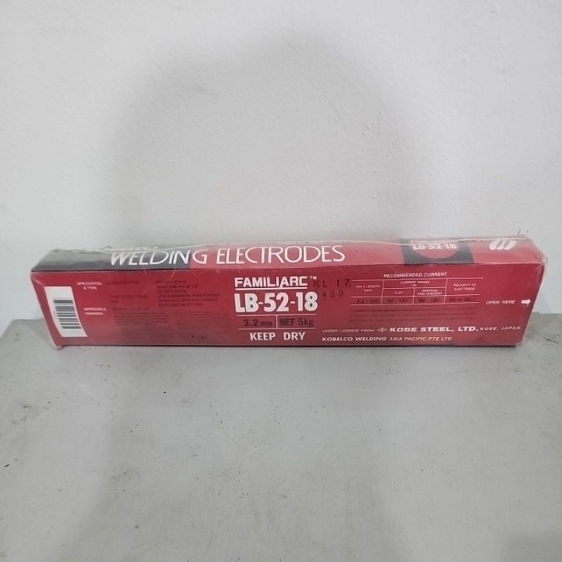 Kobelco Welding Electrodes Familiarc LB-52-18 3.2mm 5kg | Shopee Malaysia