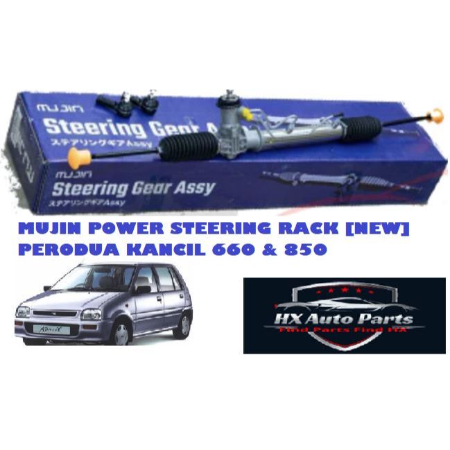 GENUINE MUJIN OEM NONE POWER STEERING RACK FOR PERODUA KANCIL 660 & 850 ...