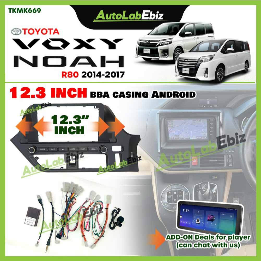 Toyota Voxy Noah R80 2014-2017 - 12.3 inch BBA Casing Android with ...