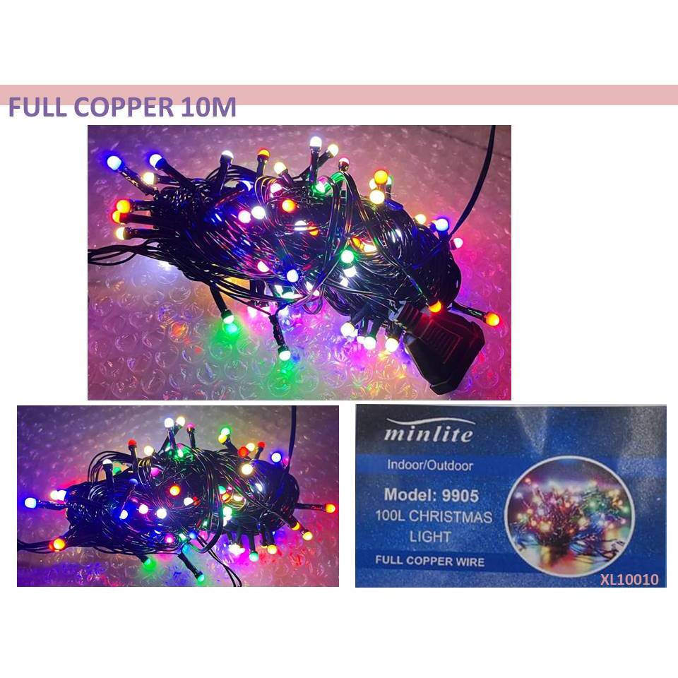 100 LED 10M String Twinkle Starry Fairy String Decor Lights Lamp CNY ...