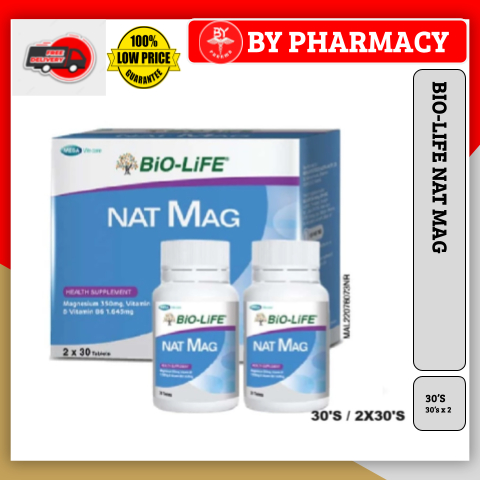 BIO-LIFE NAT MAG 30'S / 2X30'S | Shopee Malaysia