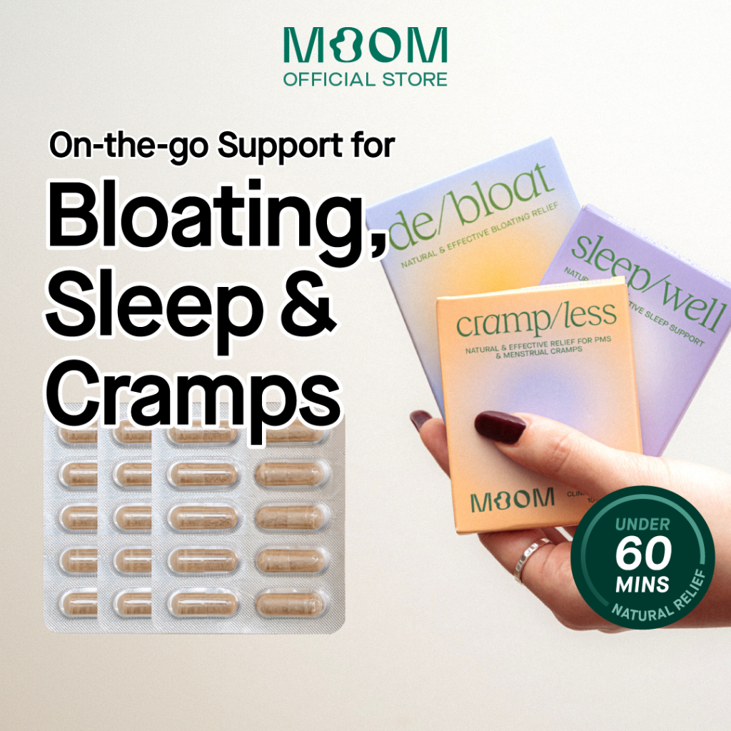 Moom Health™ On the Go Trio. 100% Natural Supplements, For Bloating ...