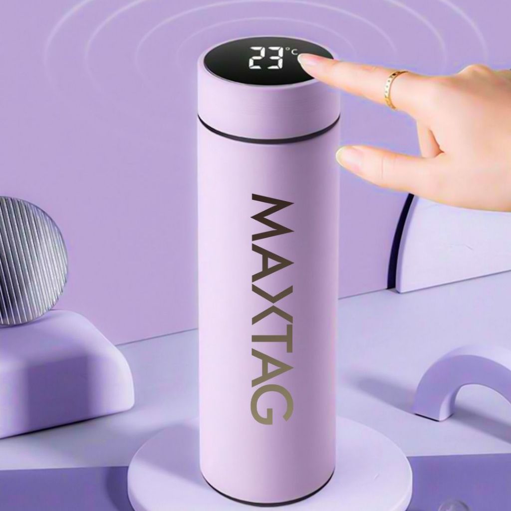 Maxtag Stainless Steel Smart LED Display Thermos Flask (500ml) | Shopee ...