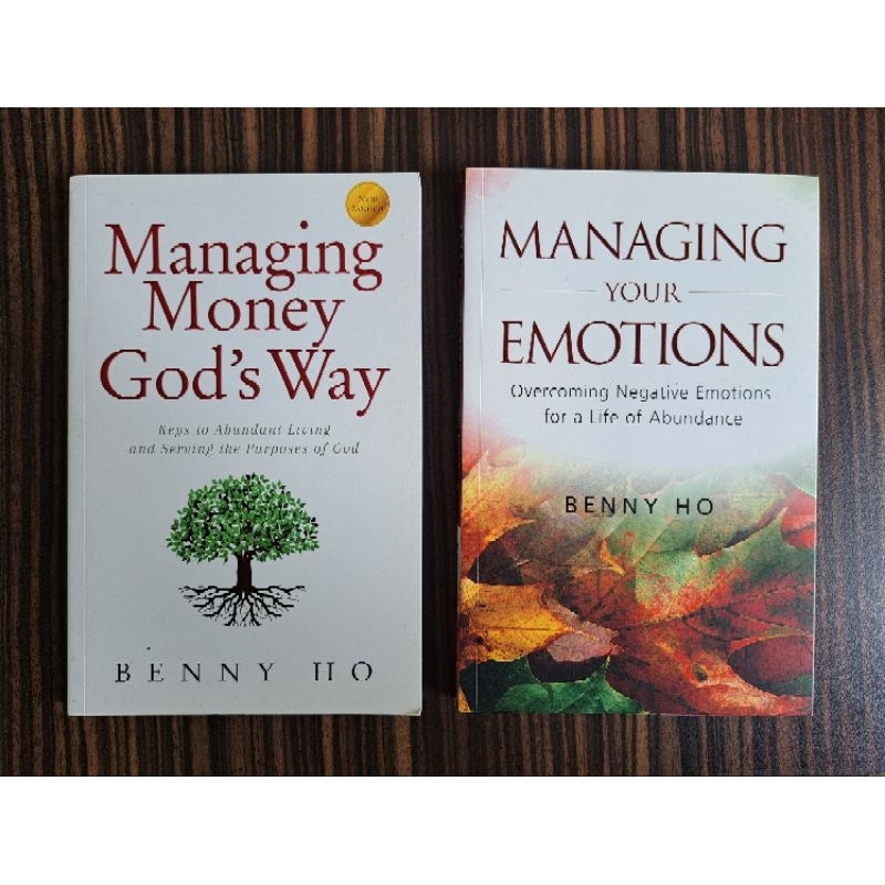 Benny Ho Managing Money God S Way Managing Your Emotions Shopee
