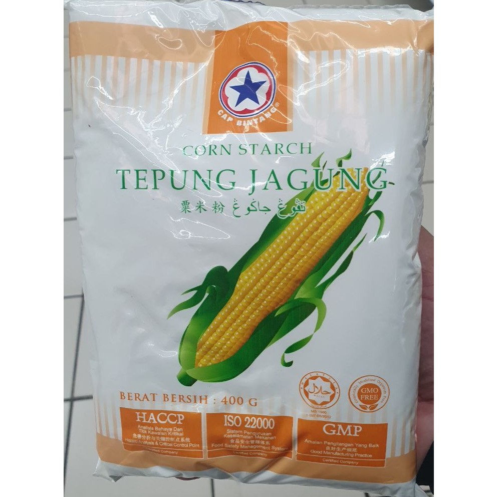 Tepung Jagung Corn Starch Cap bintang 400g | Shopee Malaysia
