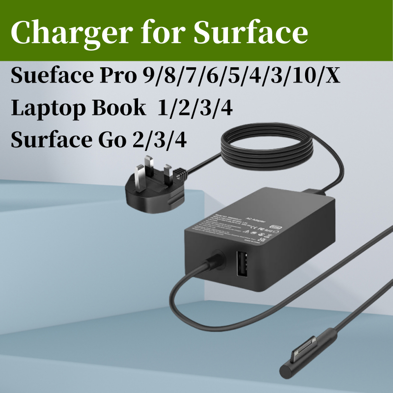65W 15V 4A Adapter For Microsoft Surface Tablet Charger Surface Pro 9/8