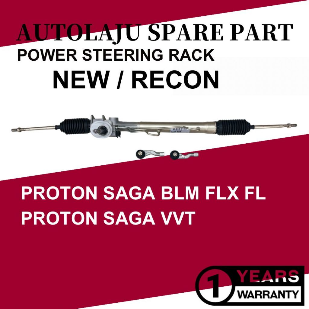 PROTON SAGA BLM FL FLX SAGA VVT POWER STEERING RACK HIGH QUALITY 1 YEAR ...