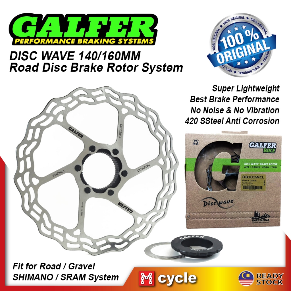 GALFER Bike Road Disc Brake Rotor 140mm 160mm Centerlock Roadbike