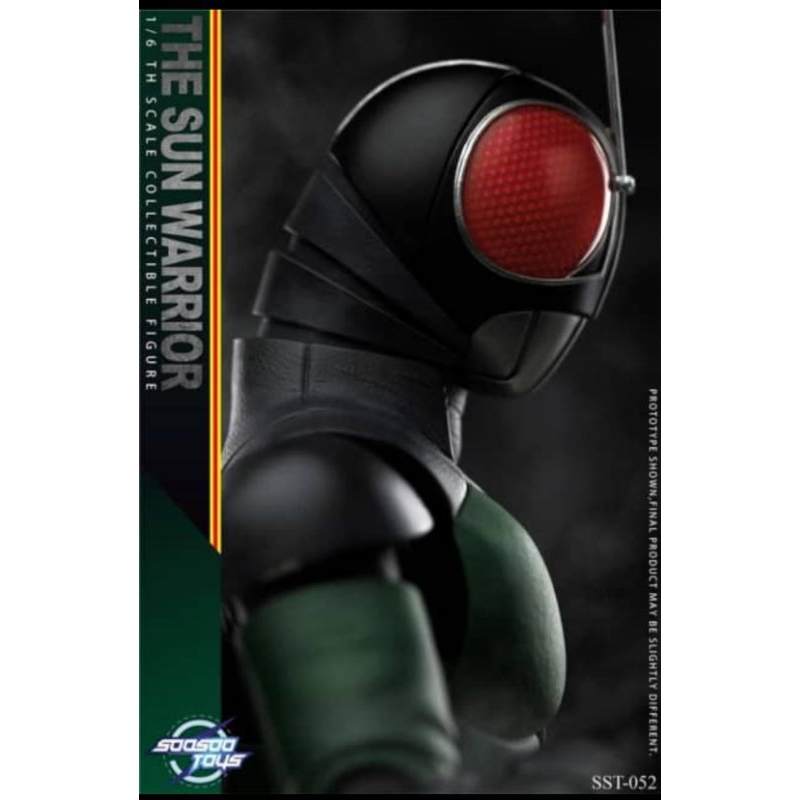 soosootoys sun warrior kamen rider black rx 1/6 scale 30cm
