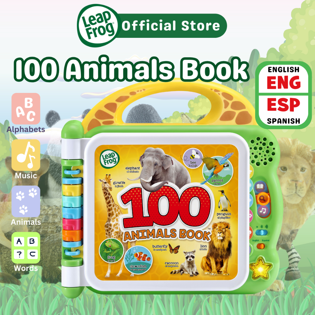 LeapFrog 100 Animals Book - ENG | ESP Billingual (Eng/Spanish ...