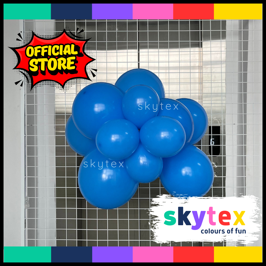 SKYTEX - Standard MID BLUE Color Balloons (SKX) | Shopee Malaysia