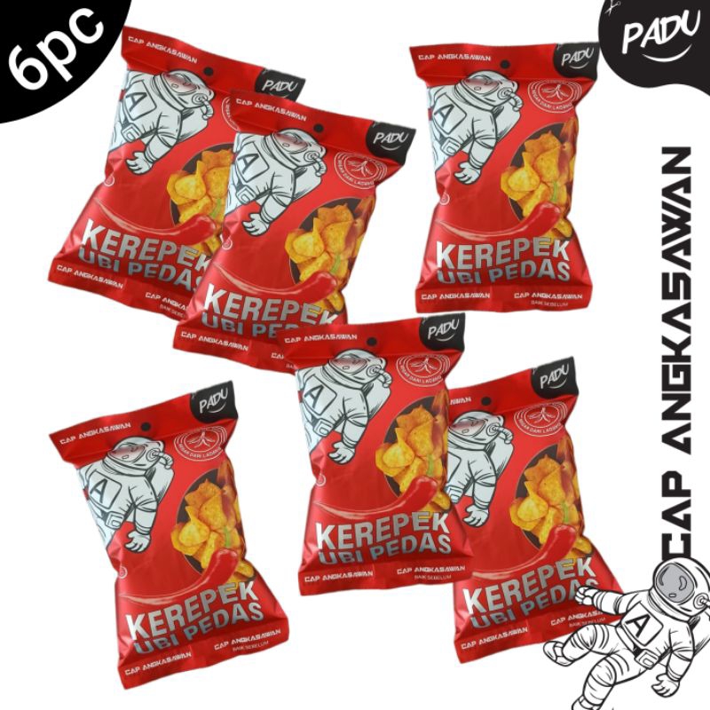 KEREPEK UBI PEDAS 60gx6pc CAP ANGKASAWAN SNACK PACK | Shopee Malaysia