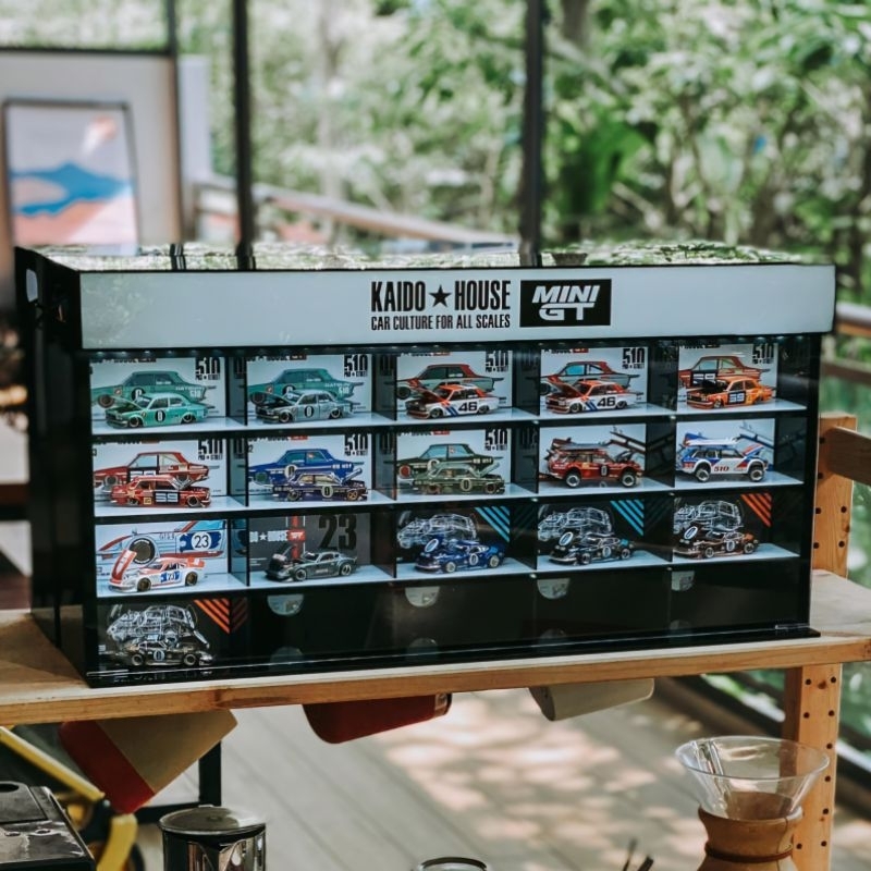 DISPLAY ACRYLIC CASE FOR KAIDO HOUSE AND MINI GT DISPLAY WITH BOX AND ...