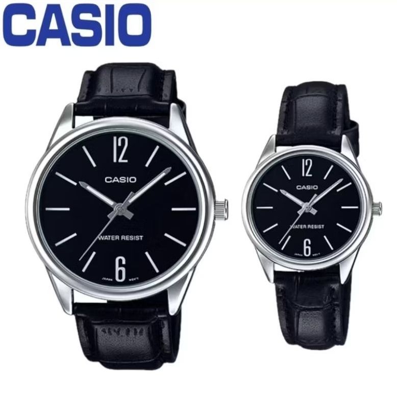 Casio Couple Watches [2YEARS WARRANTY] MTP-V005L-1B & LTP-V005L-1B ...