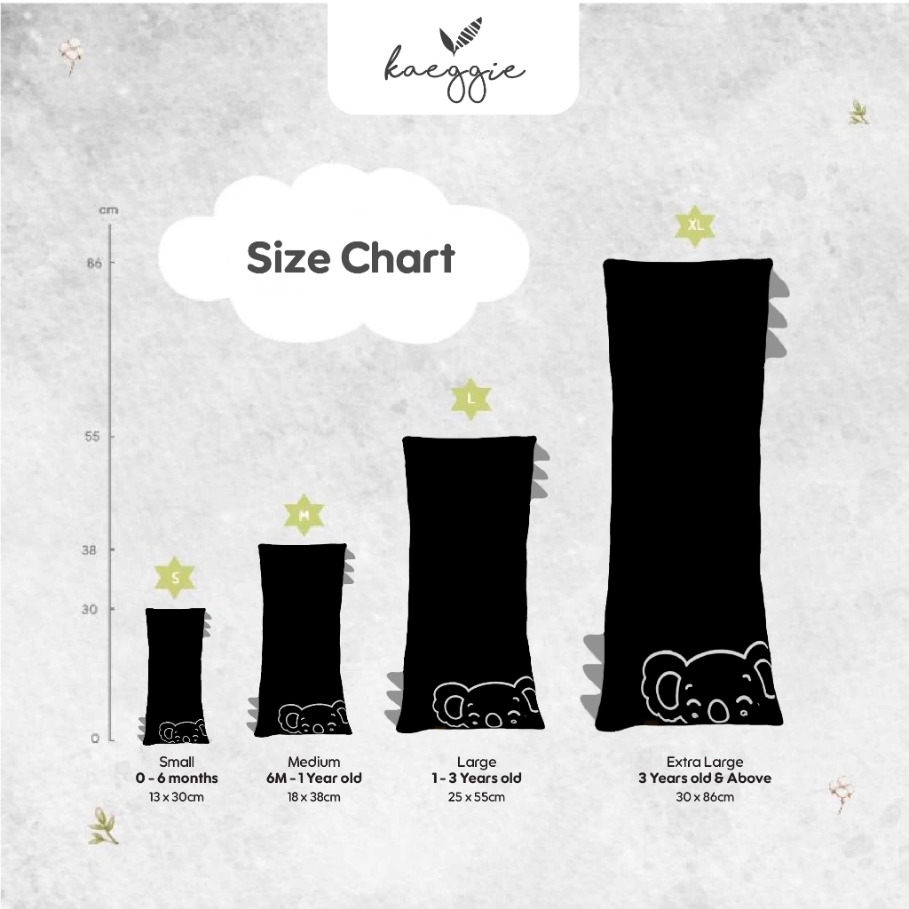 Product image Kaeggie Organic Bamboo Hugging Pillow (Glow in the Dark) – Certified, Hypoallergenic & Ultra Soft | Bantal Peluk Organik 3