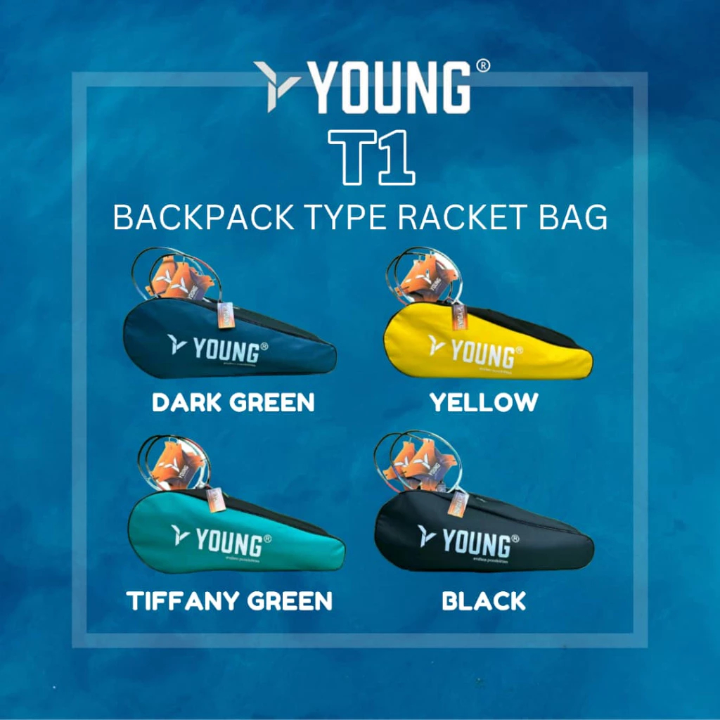 YOUNG T1 Backpack Type Racket Bag | Shopee Malaysia