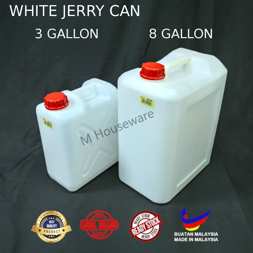 Plastic Jerry Can 3GAL-8GAL Water Container Tong Air Minyak Bekas Air ...