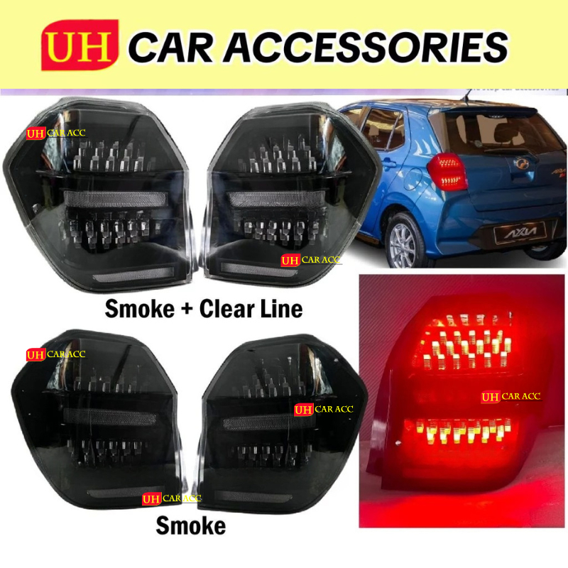 PERODUA AXIA 2023 - 2024 DYNAMIC TAIL LAMP WITH RUNNING SIGNAL | Shopee ...