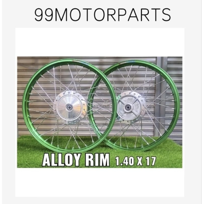 chrome hub alloy rim lidi chrome alloy rim set wave125 lc135 y125 ...