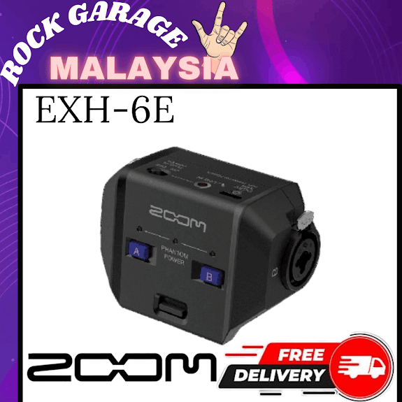 Zoom EXH-6e Entrée Externe Double Capsule XLR/TRS Pour H6essential - Capsule System 3.0