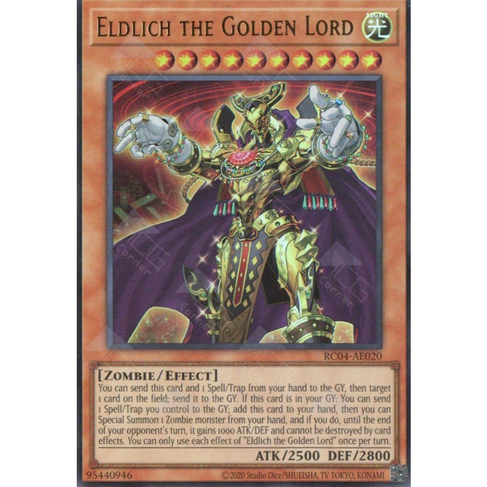 YUGIOH RC04-AE020 Eldlich the Golden Lord (UR) | Shopee Malaysia