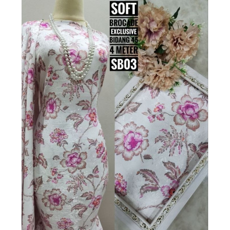 NEW ARRIVAL SOFT BROCADE, PRINTED EXCLUSIVE,,BIDANG45