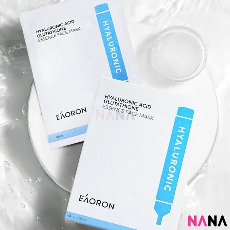 can i take 500 mg of glutathione per day Eaoron Hyaluronic Acid Glutathione Essence Face Mask 5pcs/box :  Amazon.com.au: Beauty main image 1