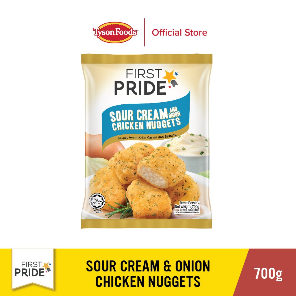First Pride Sour Cream Tempura Chicken Nugget 700g [HALAL] | Shopee ...